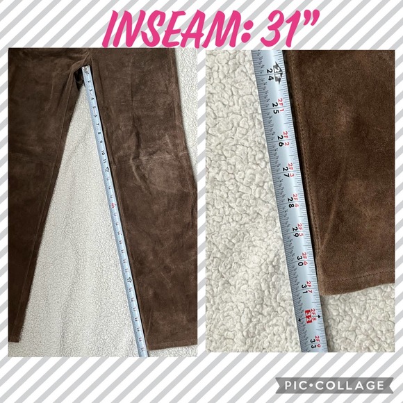 Vintage Suede pants Women Size 4 - Picture 11 of 15